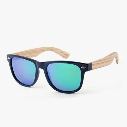 Wide Wooden Temples Sunglasses - wnkrs