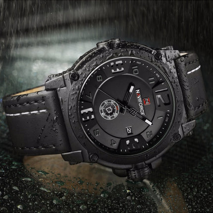 Luxury Sport Leather Strap Quartz Watch - wnkrs