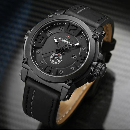 Luxury Sport Leather Strap Quartz Watch - wnkrs
