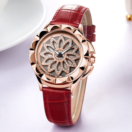 Women's Crystal Flower Watches - wnkrs