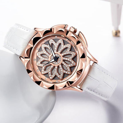 Women's Crystal Flower Watches - wnkrs