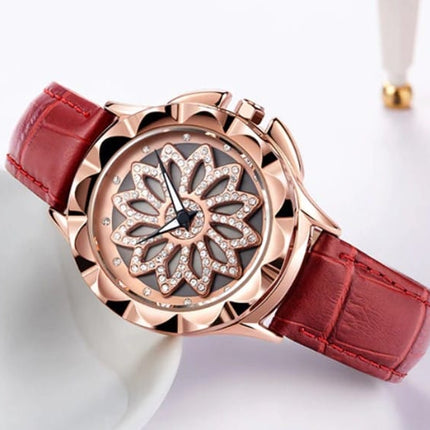 Women's Crystal Flower Watches - wnkrs
