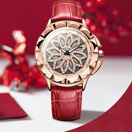 Women's Crystal Flower Watches - wnkrs