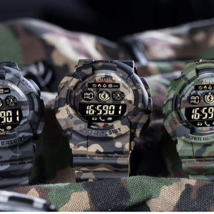 Men's Camouflage Print Smart Watches - wnkrs