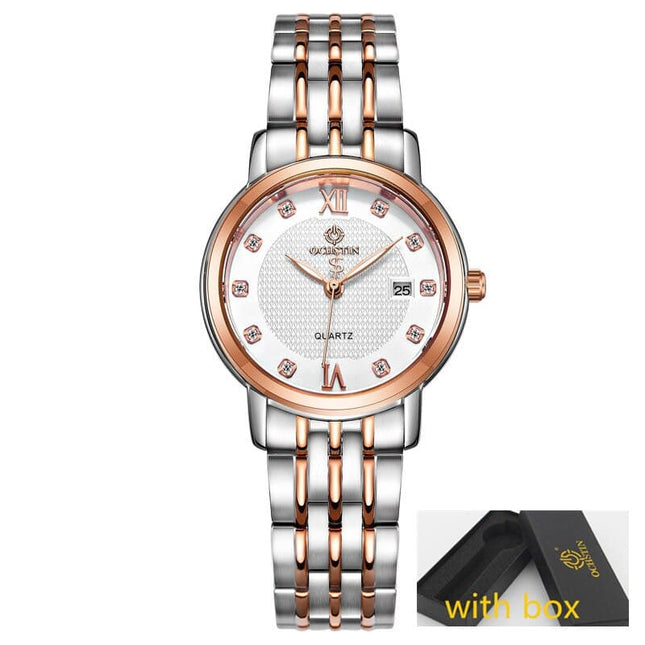 Fashion Quartz Water Resistant Stainless Steel Women's Wristwatch - wnkrs