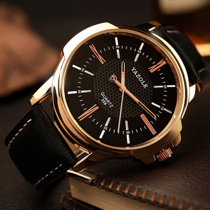 Fashion Men's Watches with Glass Waterproof Dial - wnkrs