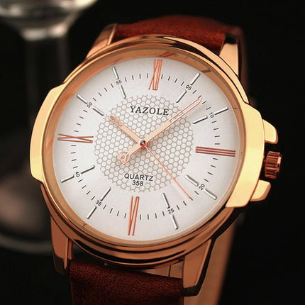 Fashion Men's Watches with Glass Waterproof Dial - wnkrs
