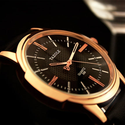 Fashion Men's Watches with Glass Waterproof Dial - wnkrs