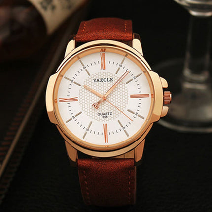 Fashion Men's Watches with Glass Waterproof Dial - wnkrs
