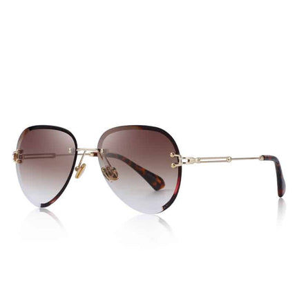 Women's Rimless Pilot Sunglasses - wnkrs