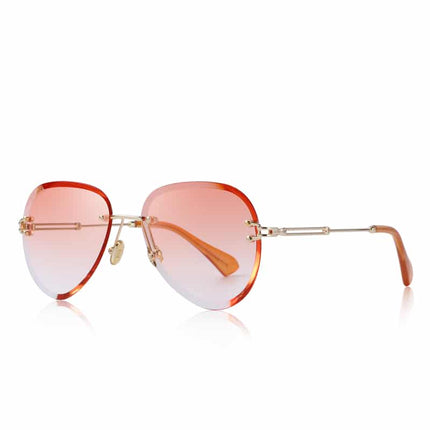 Women's Rimless Pilot Sunglasses - wnkrs