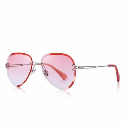 Women's Rimless Pilot Sunglasses - wnkrs