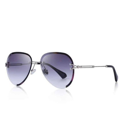 Women's Rimless Pilot Sunglasses - wnkrs
