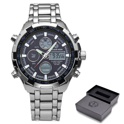 Luxury Digital Watches With Dual Display for Men - wnkrs