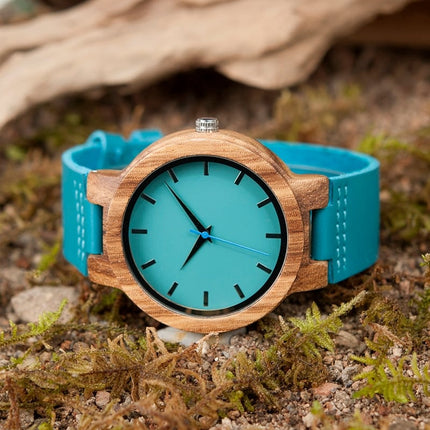 Men's Blue Leather Watch - wnkrs