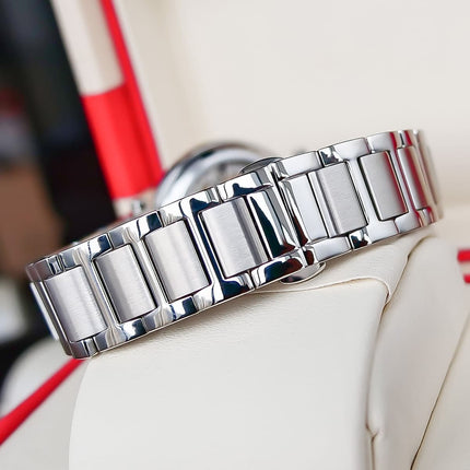 Women's Stainless Steel Diamond Automatic Wristwatch - wnkrs