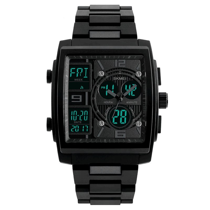 Electronic Dual Display Watches for Men