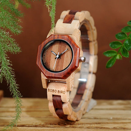 Two Tone Slim Wooden Watches - wnkrs