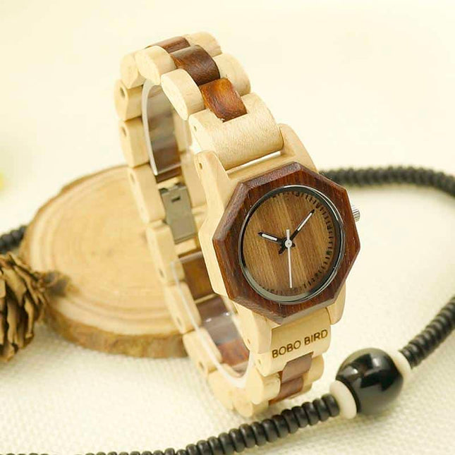 Two Tone Slim Wooden Watches - wnkrs