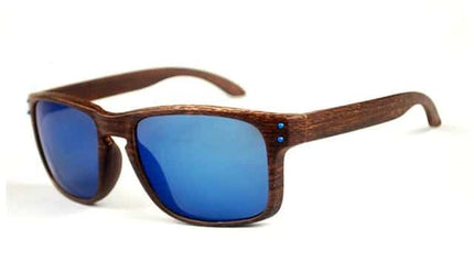 Sunglasses for Men with Wood Patterned Frame - wnkrs