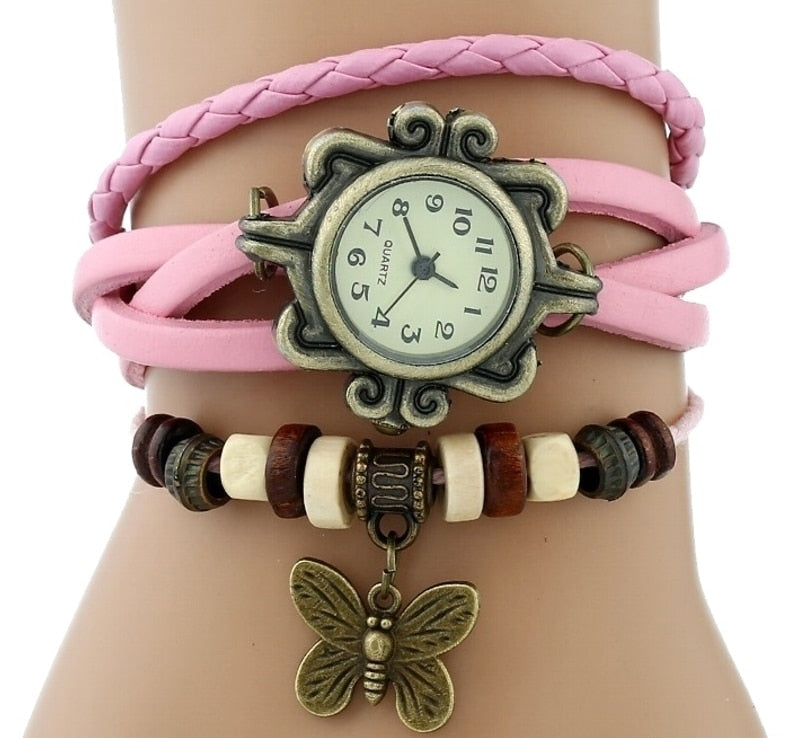 Vintage Watches With Butterfly Pendants
