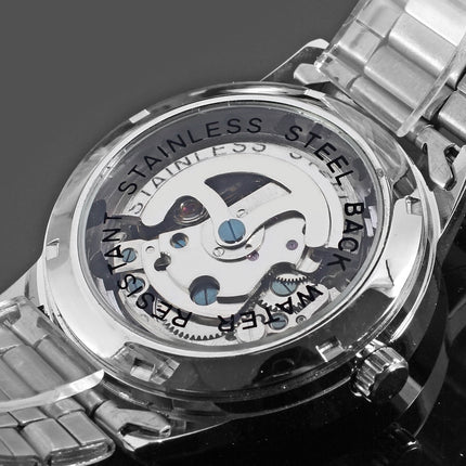 Men's Luxury Mechanical Full Stainless Steel Watches - wnkrs