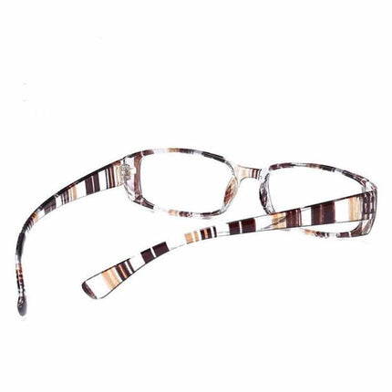 Women's Fashion Ultralight Striped Frame Glasses - wnkrs