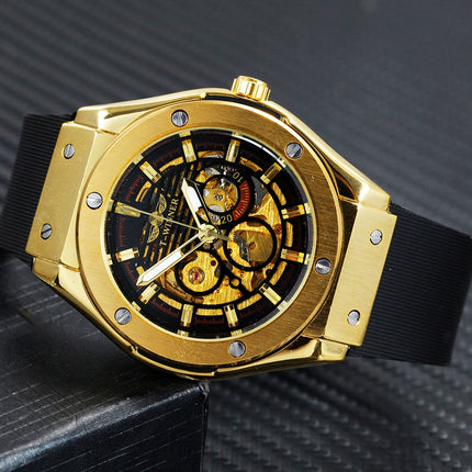 Classy Mechanical Watches for Men with Exposed Skeleton Dial - wnkrs