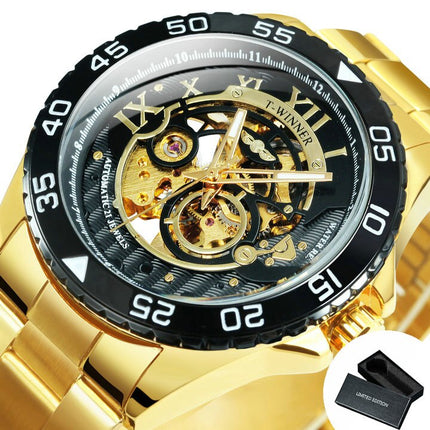 Classy Mechanical Watches for Men with Exposed Skeleton Dial - wnkrs