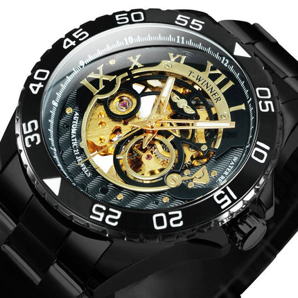 Classy Mechanical Watches for Men with Exposed Skeleton Dial - wnkrs