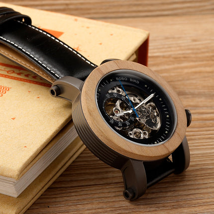 Automatic Mechanical Men's Bamboo Watch - wnkrs