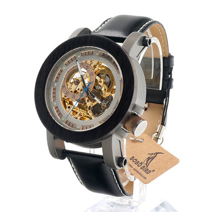 Automatic Mechanical Men's Bamboo Watch - wnkrs