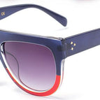 blue-and-wine-red