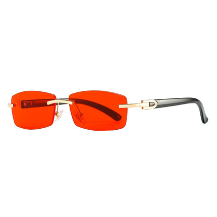 Men's Rectangular Rimless Sunglasses - wnkrs