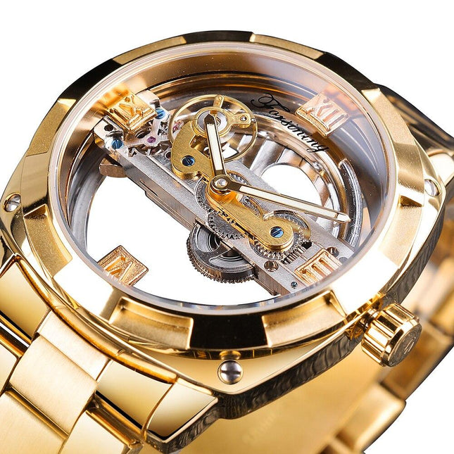 Steampunk Skeleton Automatic Watch - wnkrs