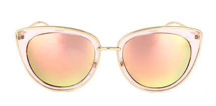 Women's Vintage Cat's Eye Style Sunglasses with Colorful Lenses - wnkrs