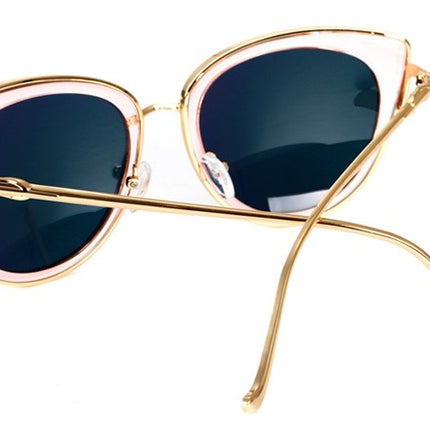 Women's Vintage Cat's Eye Style Sunglasses with Colorful Lenses - wnkrs