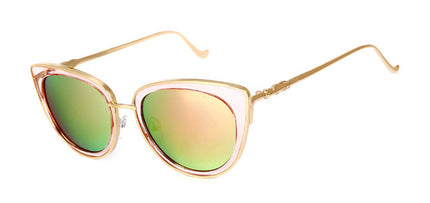 Women's Vintage Cat's Eye Style Sunglasses with Colorful Lenses - wnkrs