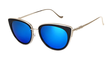 Women's Vintage Cat's Eye Style Sunglasses with Colorful Lenses - wnkrs