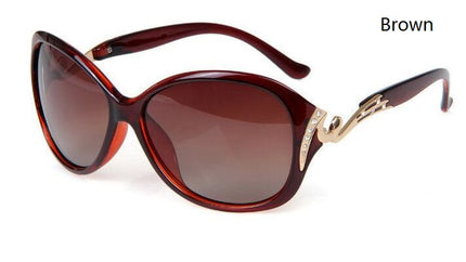 Women's Vintage Style Sunglasses with Wide Colorful Lenses - wnkrs