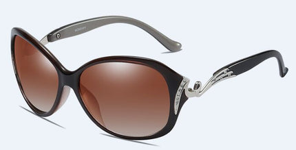 Women's Vintage Style Sunglasses with Wide Colorful Lenses - wnkrs