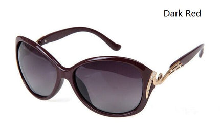 Women's Vintage Style Sunglasses with Wide Colorful Lenses - wnkrs