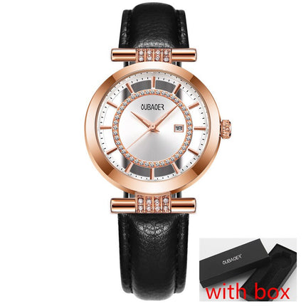 Transparent Dial and Leather Band Watches - wnkrs