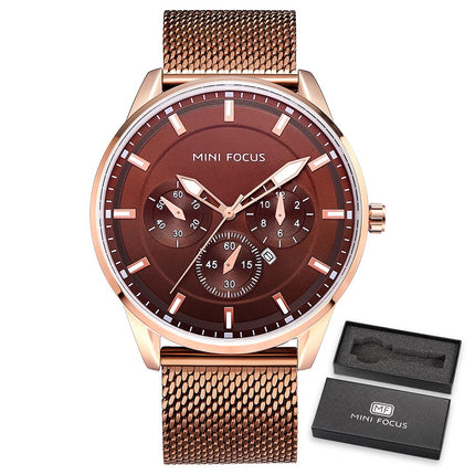 Men's Thin Stainless Steel Band Watches - wnkrs