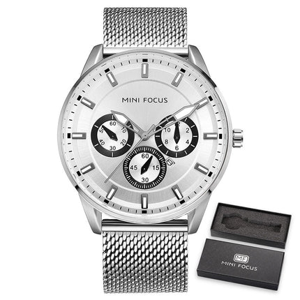 Men's Thin Stainless Steel Band Watches - wnkrs