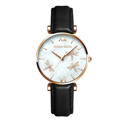 Women's Pearl Dragonfly Decorated Watch - wnkrs
