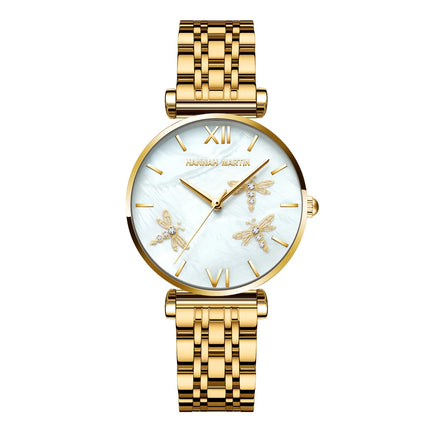 Women's Pearl Dragonfly Decorated Watch - wnkrs