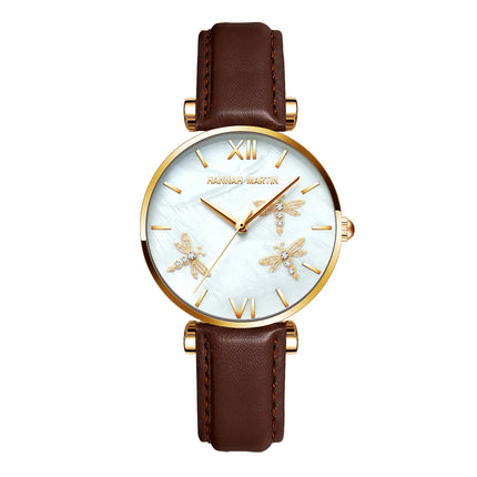 Women's Pearl Dragonfly Decorated Watch - wnkrs