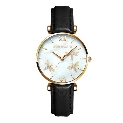 Women's Pearl Dragonfly Decorated Watch - wnkrs