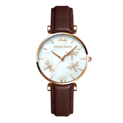Women's Pearl Dragonfly Decorated Watch - wnkrs
